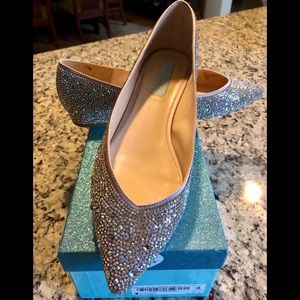 Blue by Betsey Johnson Jude Evening Flats 10M